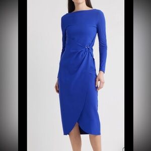 Chairs Boni La Petite Robe Gekko Bandage Midi Dress,Blue-violet,It42=US6/S, New